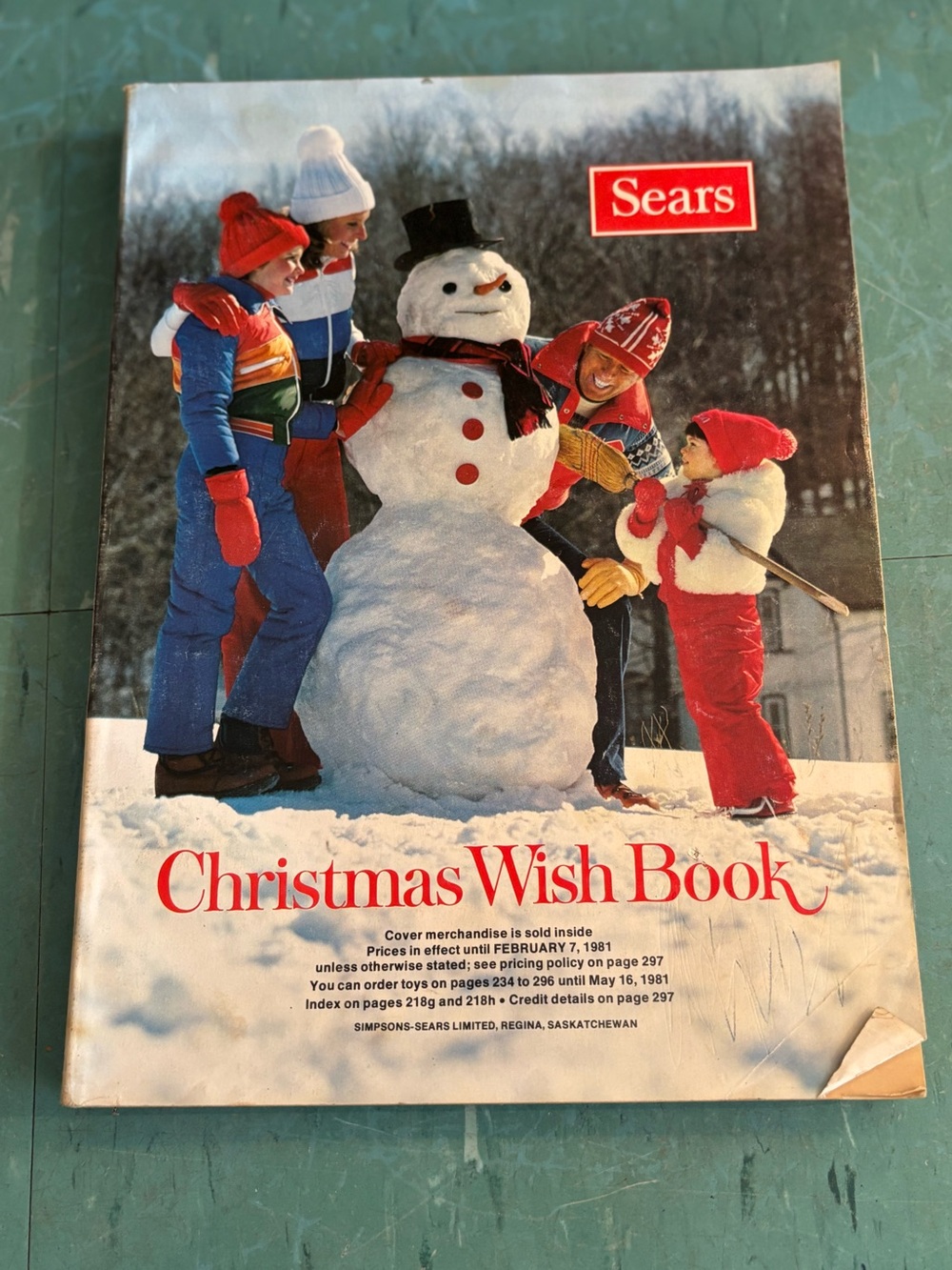 Vintage Sears Christmas wishbook 1981